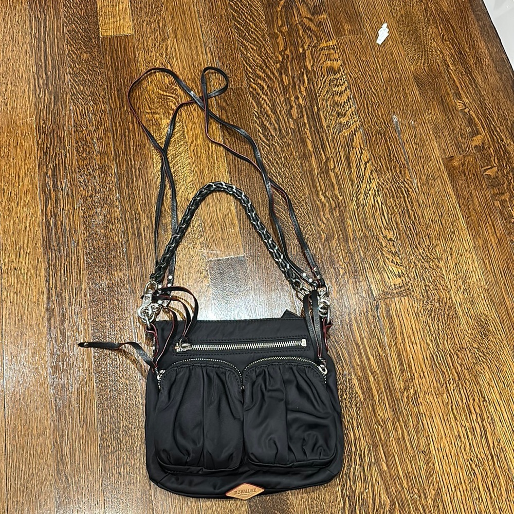 MZ Wallace black messenger Nylon